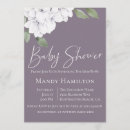 Search for violet baby shower invitations Elegant