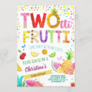 Search for fruit birthday invitations Twotti frutti