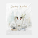 Search for romantic blankets Swans