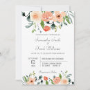 Search for peach orange green wedding invitations Floral