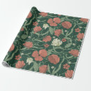 Search for red floral wrapping paper Victorian
