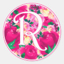 Search for monogram letter r stickers Pink