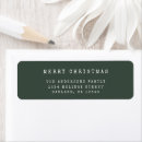 Search for merry christmas return address labels Clean simple minimal
