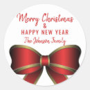 Search for christmas red bow stickers Merry