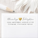 Search for love romantic return address labels Heart