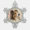 Search for sheltie christmas tree decorations Dog lover