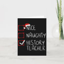 Search for teachers christmas cards Santa claus