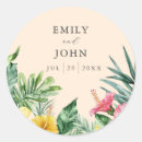 Search for hawaiian wedding stickers Tropical flowers