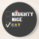 Search for funny movie coasters Santa