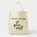 Search for go green tote bags Save the planet