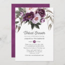 Search for velvet bridal shower invitations Floral