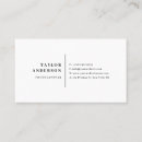 Search for minimalist business cards Typography
