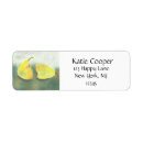 Search for pear return address labels Yellow