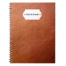 Search for faux leather notebooks Brown
