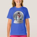 Search for snowglobe tshirts Snowman