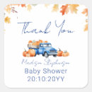 Search for truck baby shower stickers Thank you