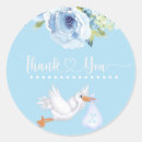 Search for blue stork stickers Watercolor