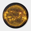 Search for flares magnets Sun