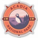 Search for puffins labels Acadia national park