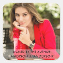 Search for author square stickers Autographed
