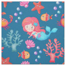 Search for mermaid pattern fabric Fish