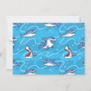Search for great white shark invitations Cute