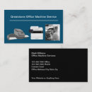 Search for machine repair business cards Technician
