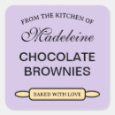 Search for baked brownies stickers Bakery