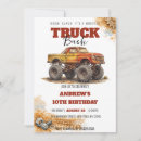 Search for monster bash birthday invitations Big tires