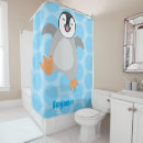 Search for penguin shower curtains Illustration
