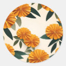 Search for marigold flowers stickers Pattern