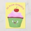 Search for cute cupcake postcards Baking