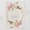 Search for pink marble wedding invitations Geometric