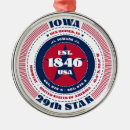 Search for iowa state christmas tree decorations United states