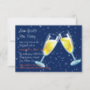 Search for champagne glass new years eve invitations Festive