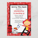 Search for brick birthday invitations Firetruck