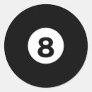 Search for number eight stickers Black