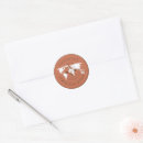 Search for map wedding stickers Adventure