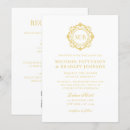 Search for traditional floral wedding invitations Monogram monogrammed name initials