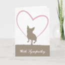 Search for loss of pet sympathy cards Heart