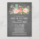 Search for chalkboard bridal shower invitations Floral