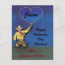 Search for cowboy valentines day cards Western