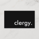 Search for clergy business cards Religious