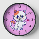 Search for cartoon valentines day art Kitten