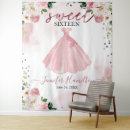 Search for rose gold sweet 16 backdrops Pink