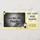 Search for bee birth announcement cards Yellow