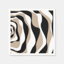 Search for black and white abstract napkins Chic