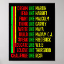 Search for black leaders posters Blm