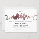 Search for the night before rehearsal dinner invitations Typography