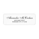 Search for elegant return address labels Bridal shower
